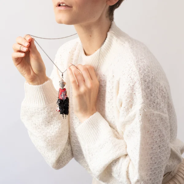 pendentif labradorite argent |Murmures d'une charmeuse