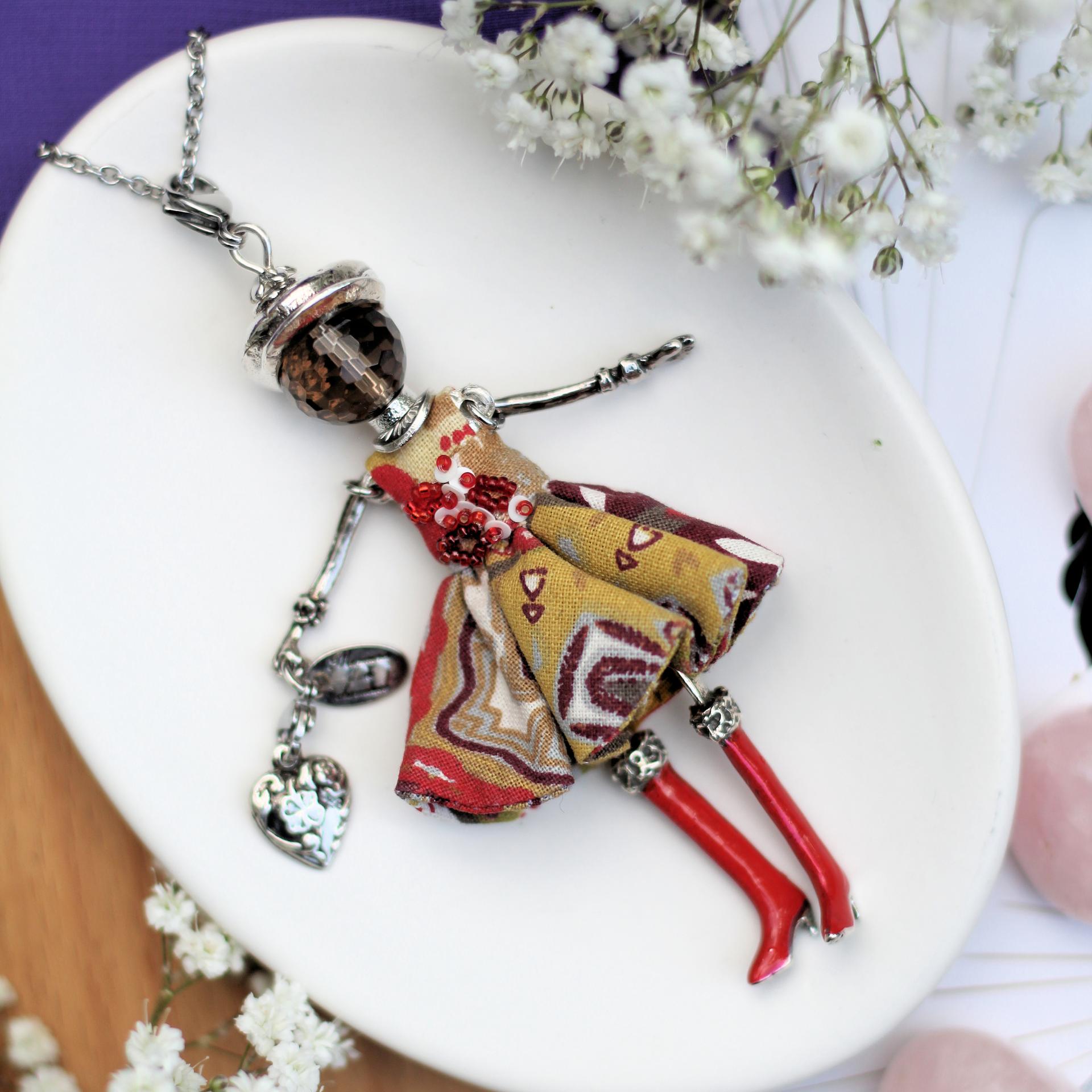 bijou fantaisie quartz fumé pour femme - murmures d'une charmeuse