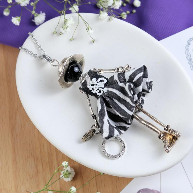 Pendentif Onyx bijou pour femme fait main en France - Murmures d'une charmeuse