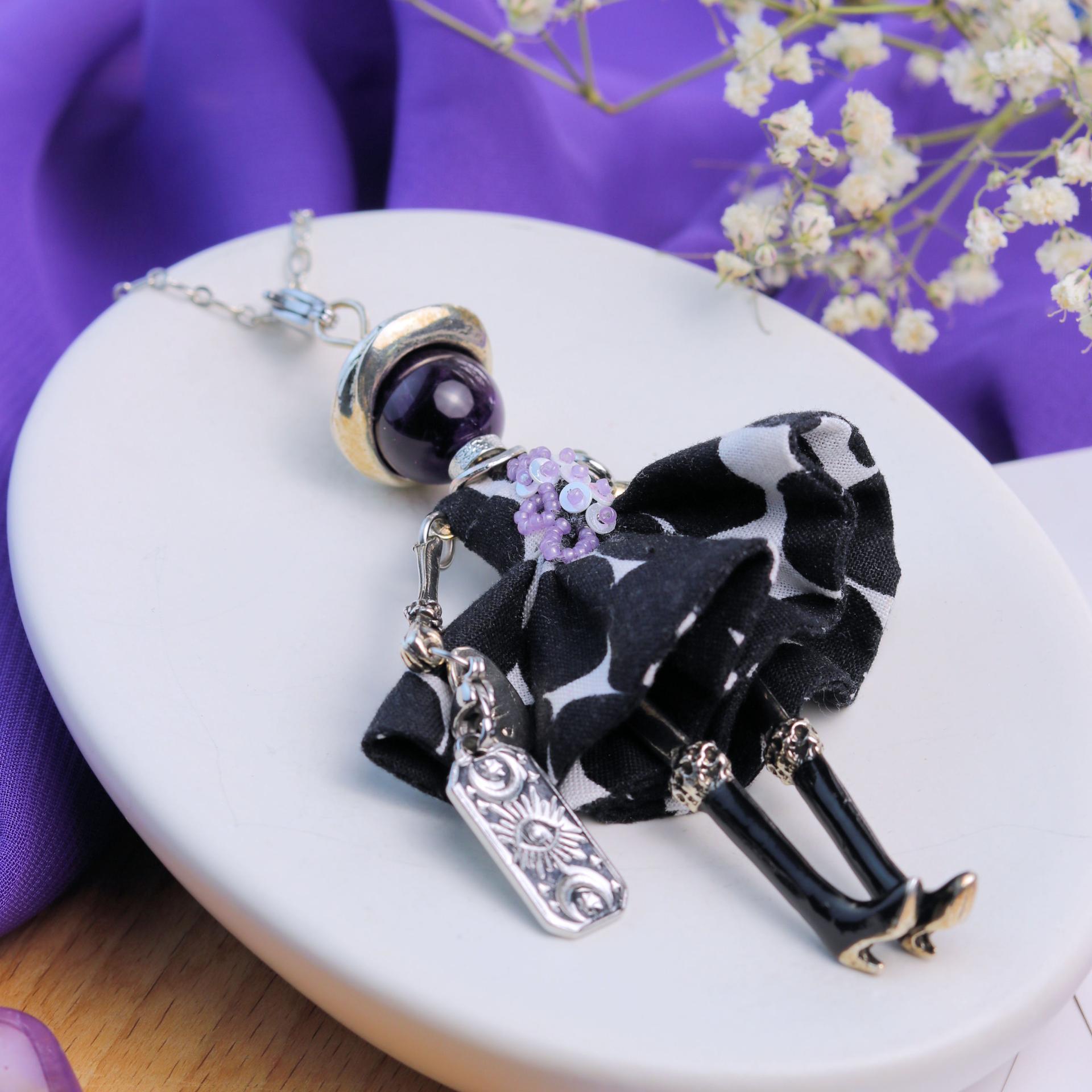 Amèlie - bijou en améthyste : sublimez votre style unique et rayonnez – Image 5