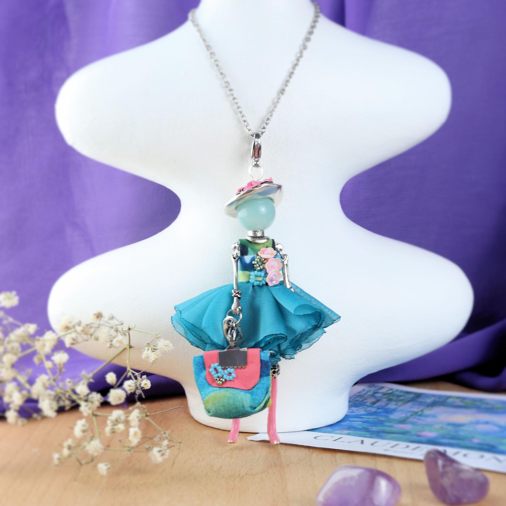 bijou artisanal femme style talisman avec attrape-rêves-Murmures d'une charmeuse