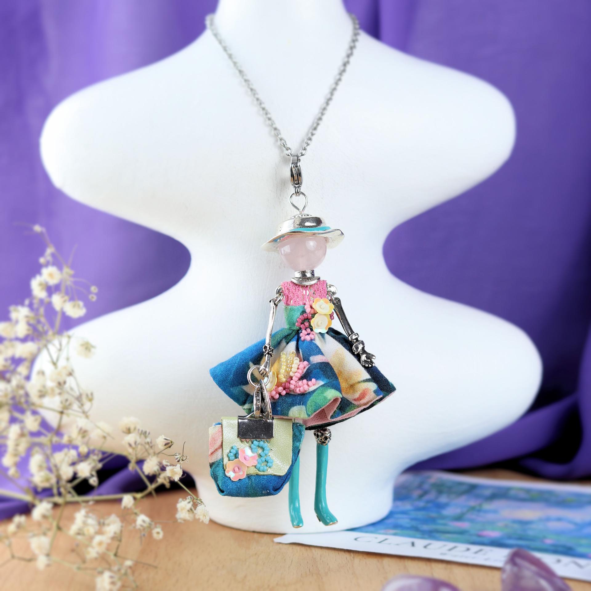 Camille - Collier en quartz rose : Votre ange gardien au quotidien – Image 3