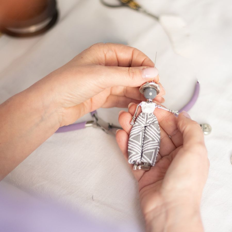 Pendentifs poupées - Murmures d'une charmeuse